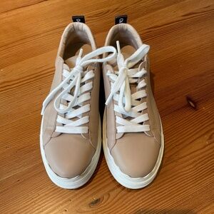 Chloe leather sneakers, tan, size 38 (8)